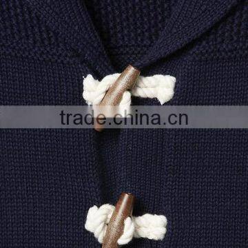Toggle Shawlneck Cardigan Boys Cotton Sweater Design 2016 photo-4