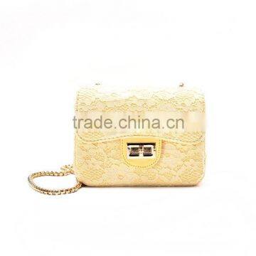Zm50119b Lace Women Shoulder Bag Simple Lady Chain Bag photo-5