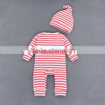 Cute Baby Red and Black Checked Romper and Pants 0utfit photo-5