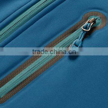 Windproof Men's Outdoor Softshell Jacket With Hood photo-5