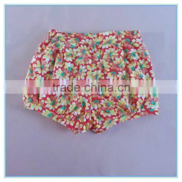 OEM Factory Price Super Comfortable 100%cotton Fabric Children Girl's Pants Stretch Colorful Pants Flower Printed Pants Trousers photo-2