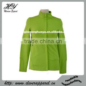 Machine Washable 100% Superfine Merino Wool Womens Middle Layer Fashion Jackets photo-3