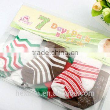 7pairs/pack Baby Socks,comfortable Baby Cartoon Socks, Cotton Baby Socks for 2015 Chrismas photo-3
