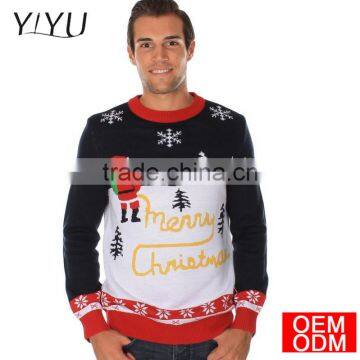 men's Ugly christmas sweaters Yellow Snow Sweater