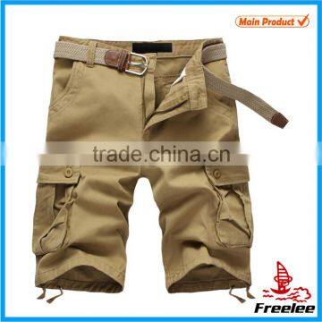 2015 Fashion 6 pocket mens cotton khaki shorts