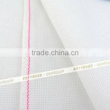 Cross-stitch Embroidery Cotton Fabric Superfine H - 14 Ct, White, Optical Margin photo-5