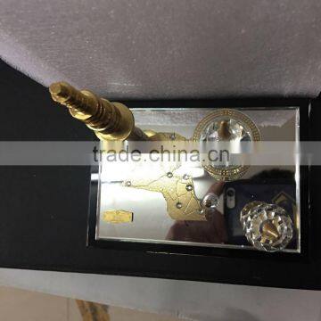 Hight Quality Crystal 24k Kuwait Tower Model for Souvenir Gift JC-05 photo-5