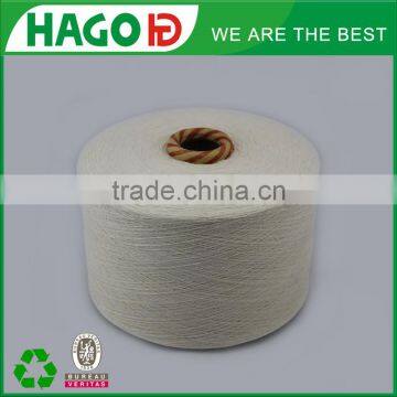 High quality Ne 6/1 recycled/regenerated polyester cotton blended glove yarn, glove knitting yarn