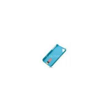 Stylish portable compact blue iPhone 4S TPU GEL Cases with USB Flash Drive, Memory Stick