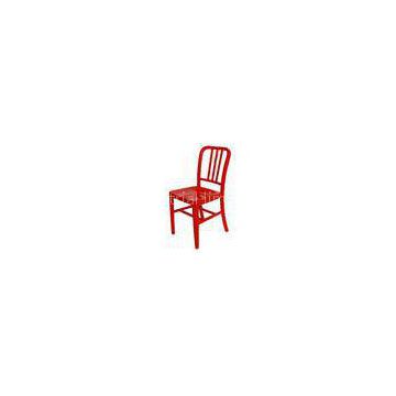 Indoor Red Mental EMECO Navy Chairs With Aluminum , Dining Room Furniture Sets