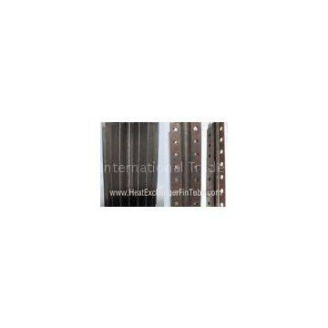 Welded Perforated Longitudinal Finned Tubes of TP304 / TP304L Stainless Steel