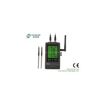 GPRS wireless temperature data logger with dual temperature