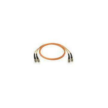OFNR / OFNP Fiber Optical Patch Cable Cord , SX 62.5 / 125 3.0mm Optical Fiber Jumper