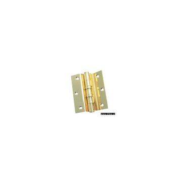 Steel cranked hinge with ball bearings