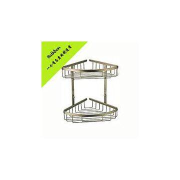2 shower basket/ bath basekt/wire basket/coner shelf/ shower caddy/chrome/anodizing