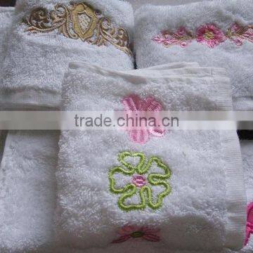 Face Towels with embroideries