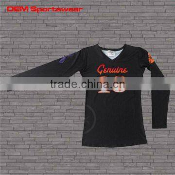 Dye sublimated volleyball shirts 2014 new design