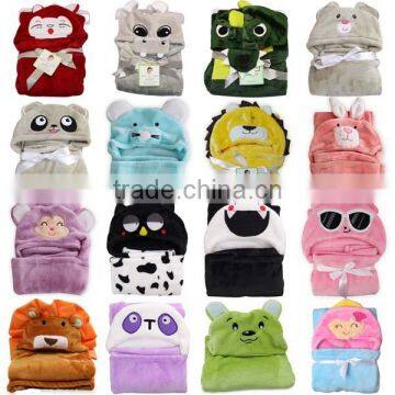 wholesale animal baby robe hooded baby bathrobe