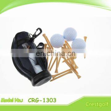 2014 Latest leather golf ball holder