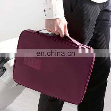 Mens Nylon Light Weight Travel Handle Shirts Storage Bag