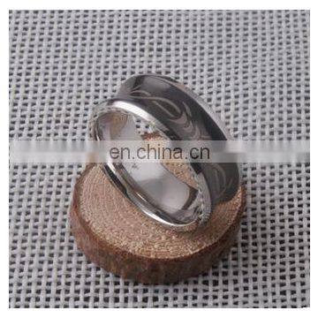 Hot Sale GODBEAD Shiny Black Men's Ring Tungsten Carbide Wedding Ring Men Women Stainless Steel Triangle Mark Rings photo-2