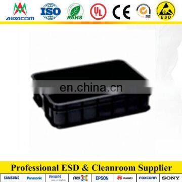 EP1922 black color conductive plastic antistatic box