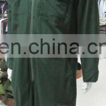 Wholesale Olive Green 100% Cotton Professional Safety Coverall Workwear photo-2