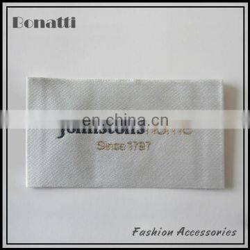 damask woven label for clothing