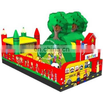 Amusement park jungle playground inflatable toys for kids playground