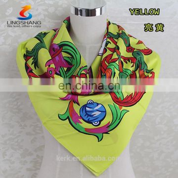 New Fashion 100% Silk Handmade Necklace Kerchief Scarf & Wrap Gift Square scarf bandana