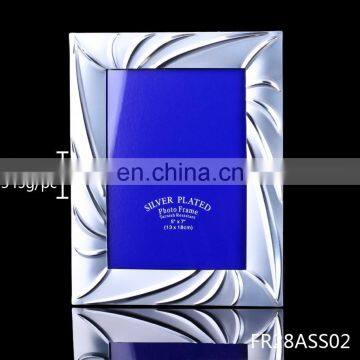 New product 2015 fashion silver mini metal aluminum photo frame