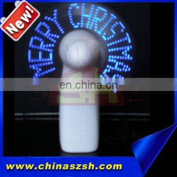 LED Flashing Custom Pre-programmed Message Fan for Sale