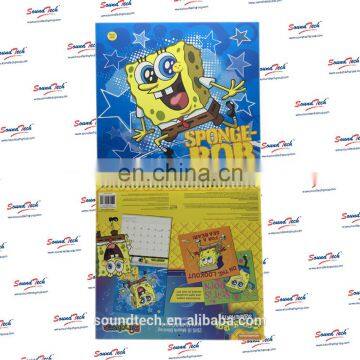 Press Button Fiber Optic Light up Desktop Calendar photo-6