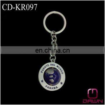 Promotional Metal Keychains with 3d Globe CD-KR097