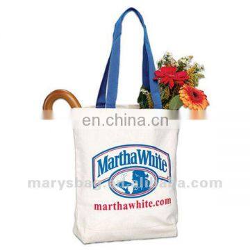 Custom Canvas Bag with Colored Web Handles