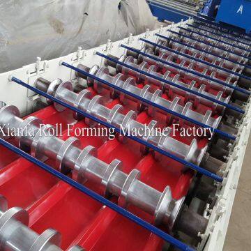 Самая экономичная машина для катаной обработки алюминиевых кровельных рулонных листов трапецеидальной формы photo-4