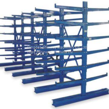 Double-sided Cantilever Rack；Special shape material storage， Space-saving