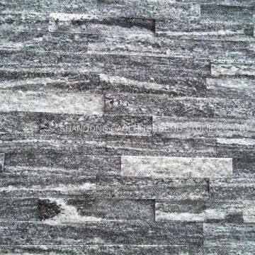 Grey Landscape Granite,Negro Santiago Granite,G302 ,Dark Grey Waves Veins Granite,grey Granite Wall Pavings photo-3