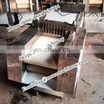 Ribs Frozen Meat Chicken Leg Cutter Commercial Pork Chop Cutting Machine/steak Cube Cutter/chicken Thighs Cutting Machine photo-5