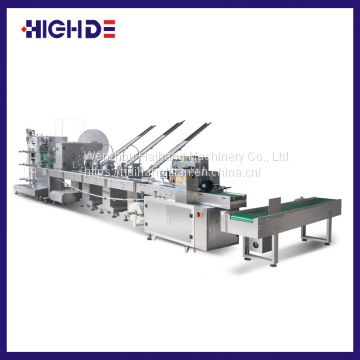 Hot High Speed Cutlery Automatic Flow Packing MachineDisposable Cutlery Flatware Set Spoon Fork Knife Packing Machine Line