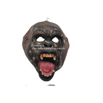 Halloween masquerade party character dress up props horror glowing vocal ghost head skull mummy