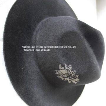 100% Wool Felt Fedora