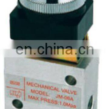 GOGO ATC 3 Way Air Manual Mechanical Control Valve Hand Valve Pneumatic 1/4 Inch JM-06A Spring Reset Type With Plat Round Button photo-3