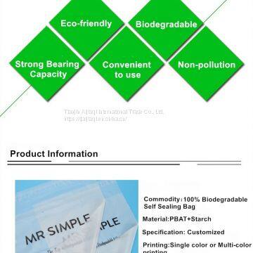 Biodegradable Self Sealing Bag