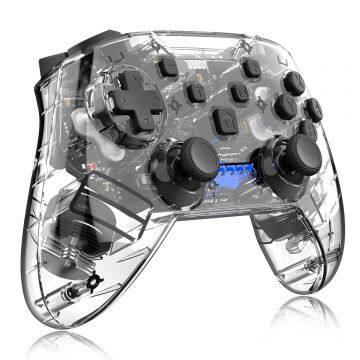 Nintendo Game Controller Wireless Vibration Body Sense Switch Handle Transparent photo-2