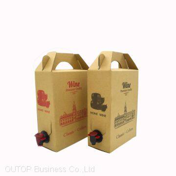 OUTOP Packaging Aluminum Foil Bag In Box For Liquid, Wine,Oil,Water,Juice,Detergent With Valve photo-5