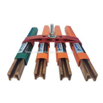 safe-lec conductor busbar with CE , 160A 250A COPPER conductor rail