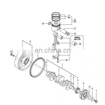 123900-21000 crankshaft for 4TNV106 engine