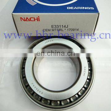 Distributor Wholesale Price Nachi 33114JR 33114X2 33114 High Speed Differential Taper Roller Bearing