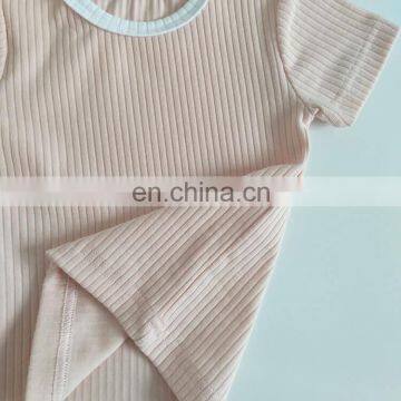 Simple Style & Comfy Baby Suits Breathable Short Sleeve Baby Tops and Baby Shorts photo-4